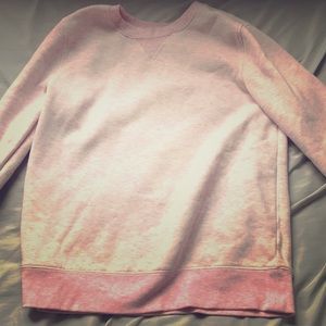 Long sleeve pink sweatshirt cute and lightly worn